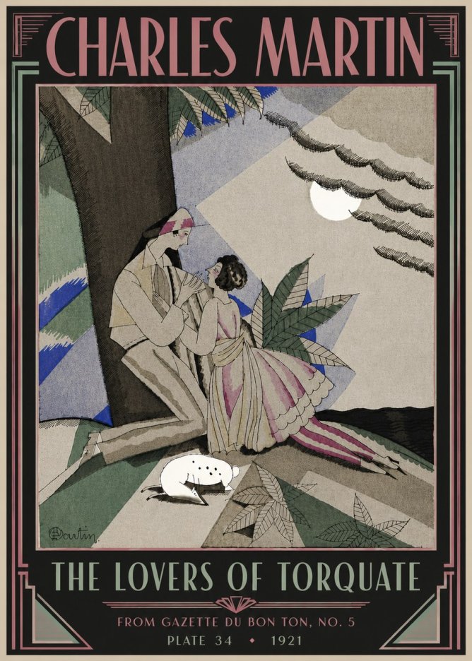 Charles Martin The Lovers of Torquate No6 - Juliste