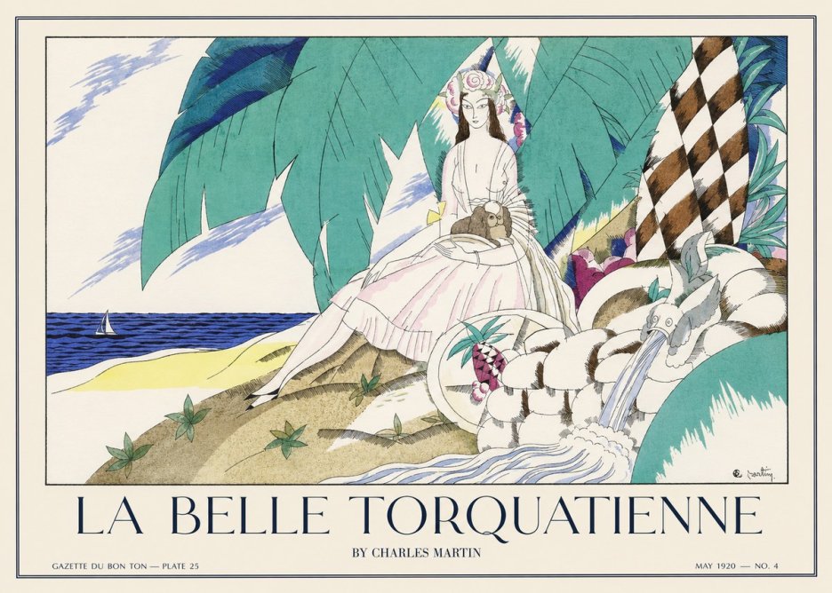 Charles Martin La Belle Torquatienne No1 - Juliste