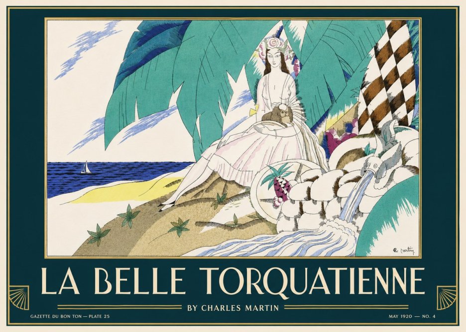 Charles Martin La Belle Torquatienne No3 - Juliste