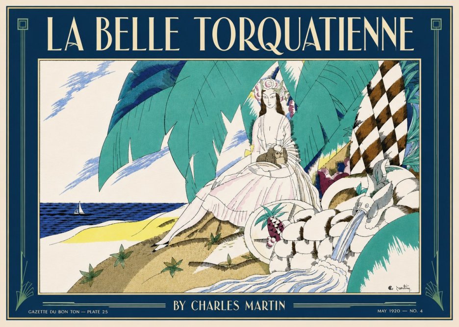 Charles Martin La Belle Torquatienne No5 - Juliste