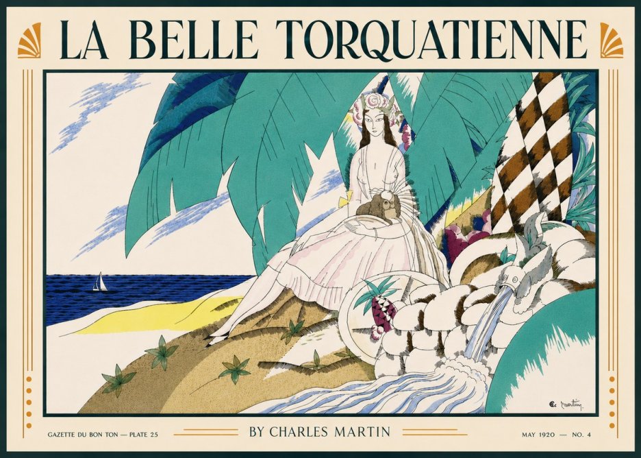 Charles Martin La Belle Torquatienne No6 - Juliste