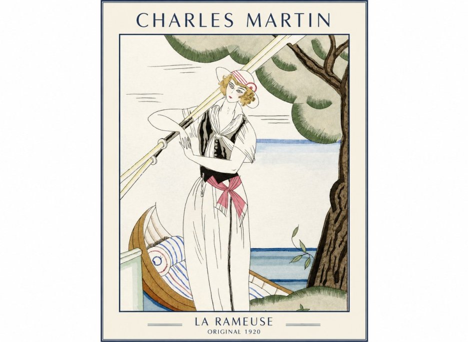 Charles Martin La Rameuse No1 - Juliste