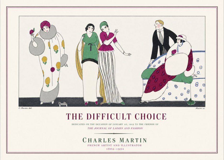 Charles Martin The Difficult Choice No1 - Juliste