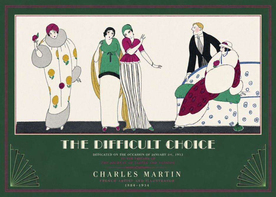 Charles Martin The Difficult Choice No2 - Juliste