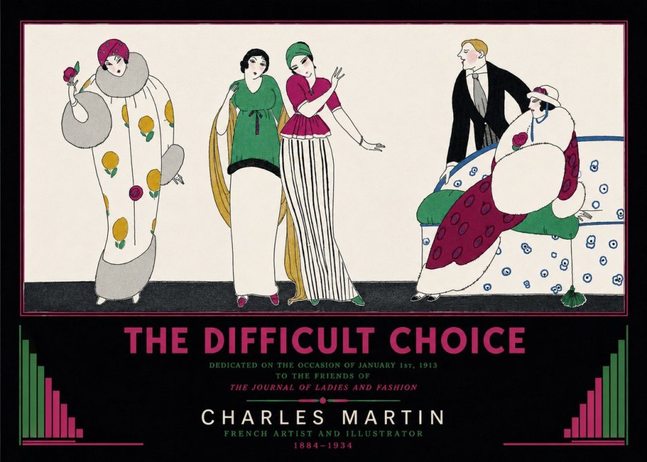 Charles Martin The Difficult Choice No3 - Juliste