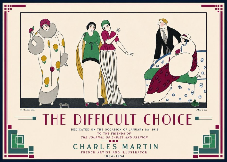Charles Martin The Difficult Choice No4 - Juliste