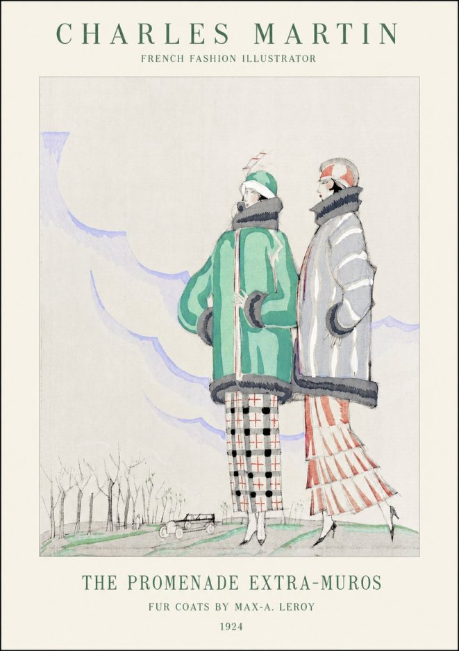 Charles Martin The Promenade Extra-muros No1 - Juliste
