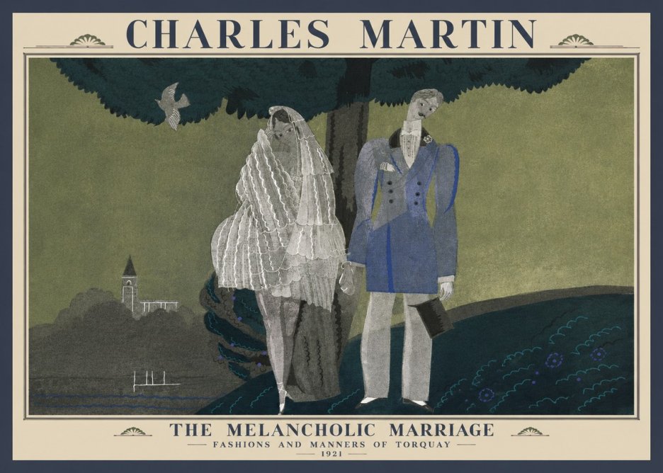 Charles Martin The Melancholic Marriage No1 - Juliste