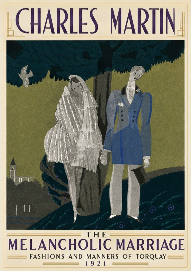 Charles Martin The Melancholic Marriage No4 - Juliste