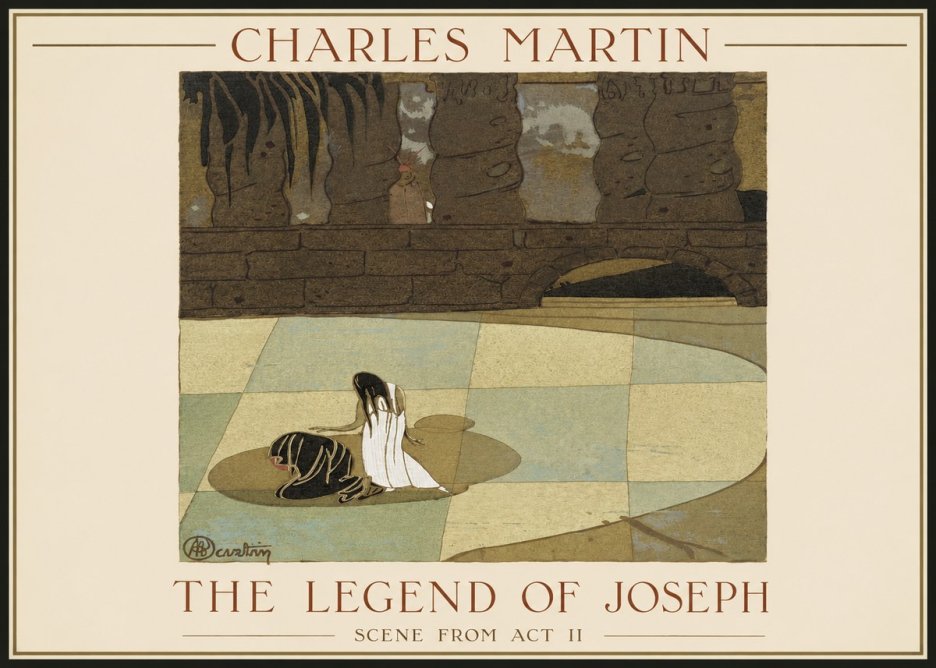 Charles Martin The Legend of Joseph - Scene from Act Ii No1 - Juliste