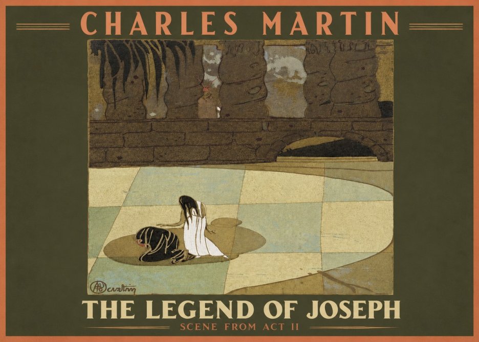 Charles Martin The Legend of Joseph - Scene from Act Ii No2 - Juliste