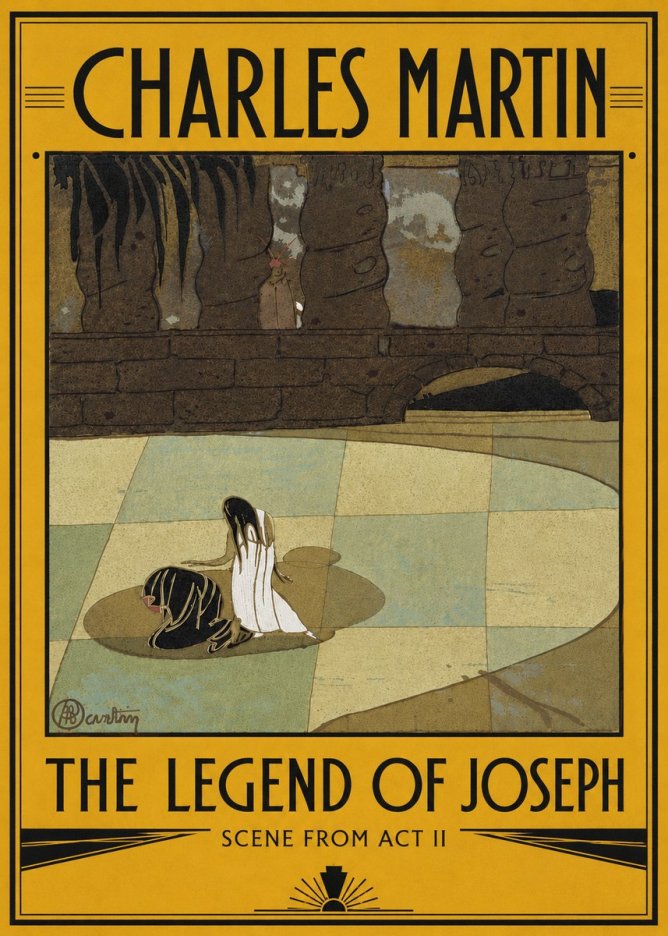 Charles Martin The Legend of Joseph - Scene from Act Ii No4 - Juliste