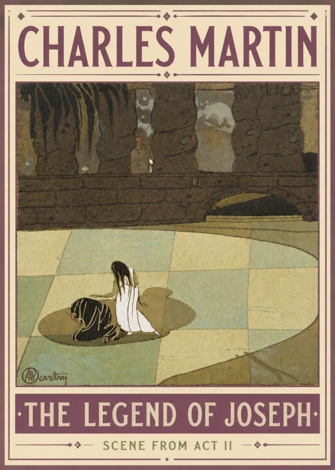 Charles Martin The Legend of Joseph - Scene from Act Ii No5 - Juliste