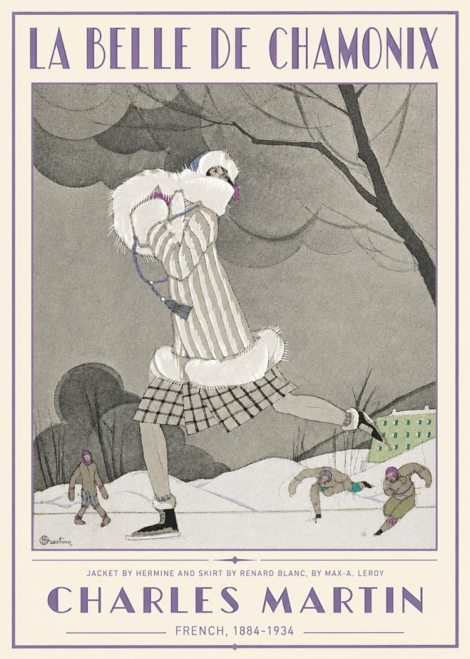 Charles Martin La Belle De Chamonix No3 - Juliste