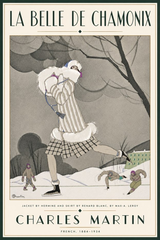 Charles Martin La Belle De Chamonix No6 - Juliste