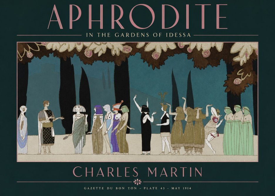 Charles Martin Aphrodite in the Gardens of Idessa No2 - Juliste