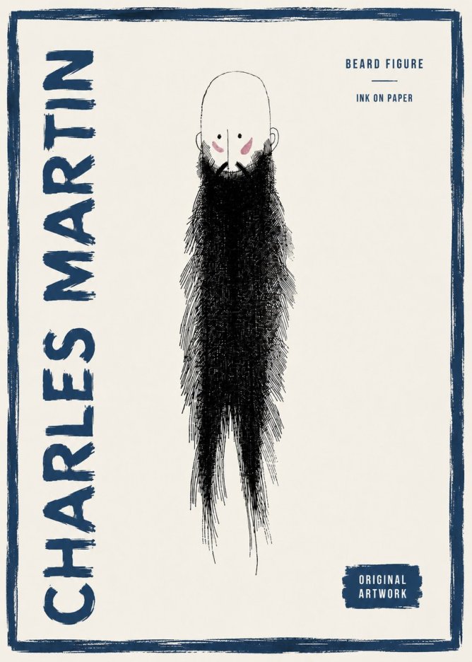 Charles Martin Beard Figure No4 - Juliste