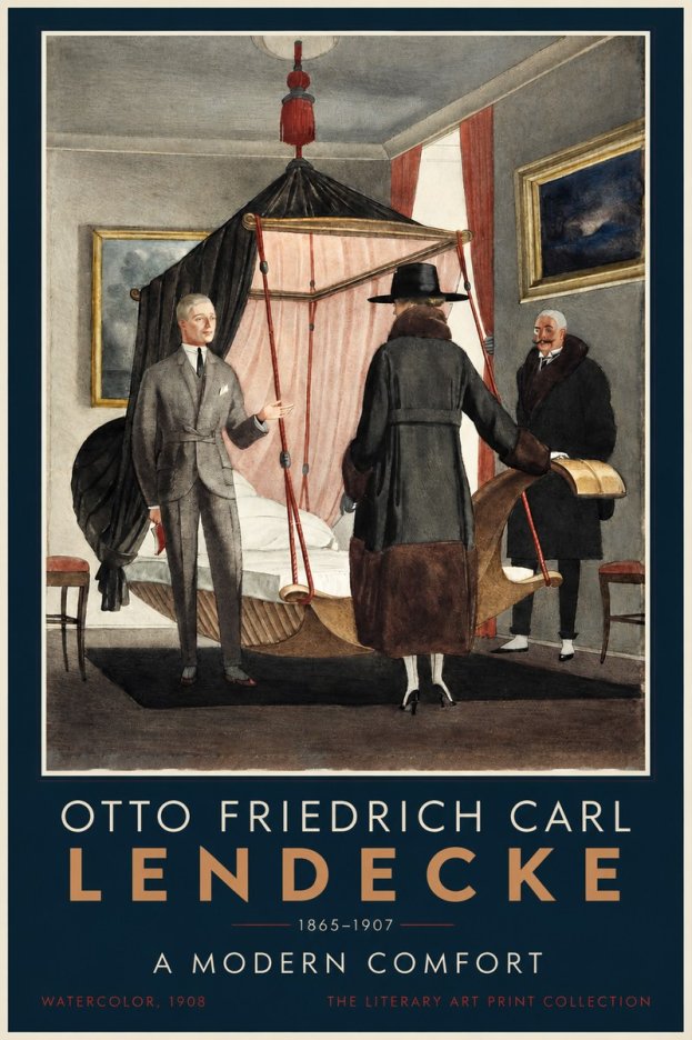Otto Friedrich Carl Lendecke A Modern Comfort No2 - Juliste