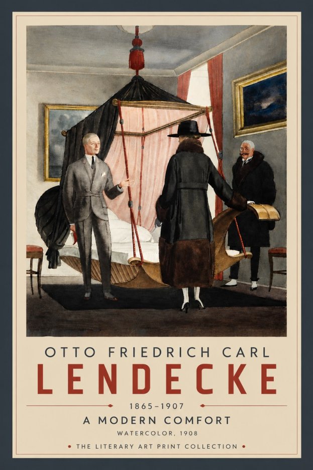 Otto Friedrich Carl Lendecke A Modern Comfort No6 - Juliste
