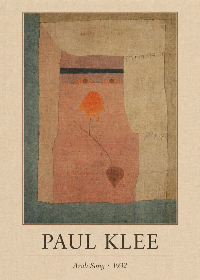 Paul Klee Arab Song No4 - Juliste