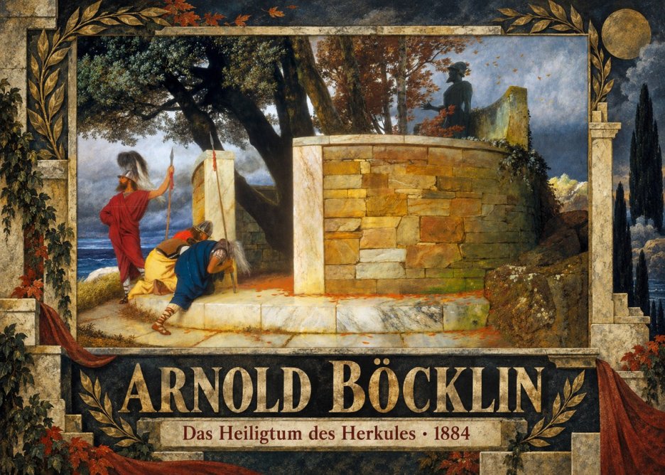 Arnold Böcklin Das Heiligtum Des Herkules I No5 - Juliste