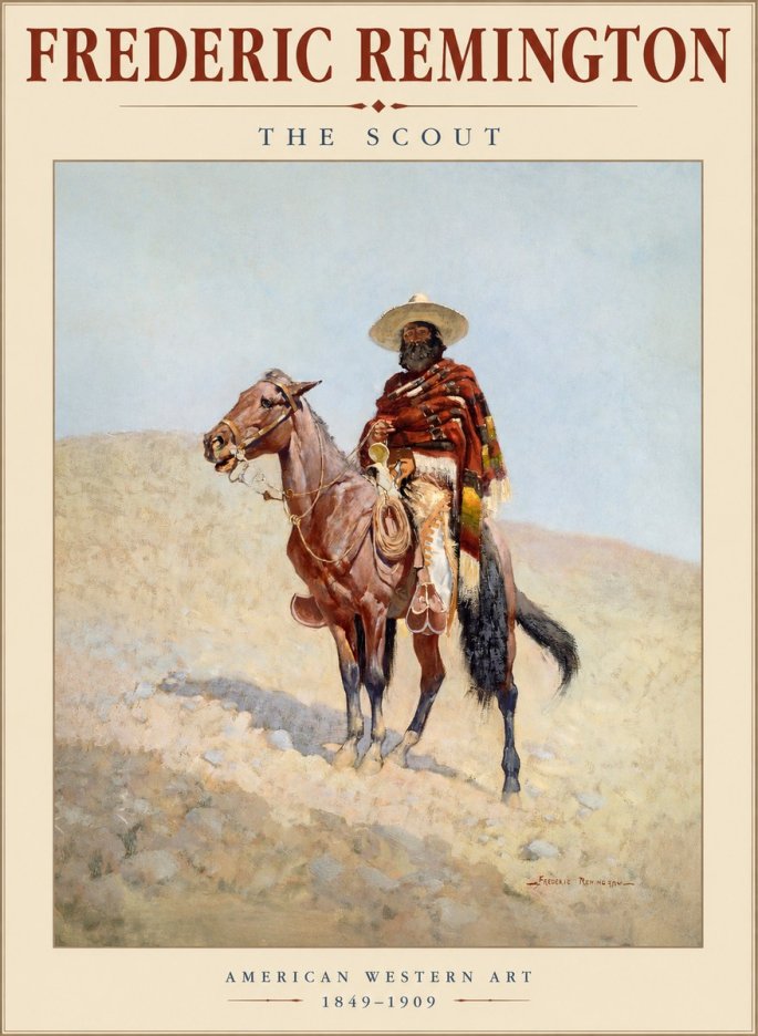Frederic Remington The Scout I No1 - Juliste