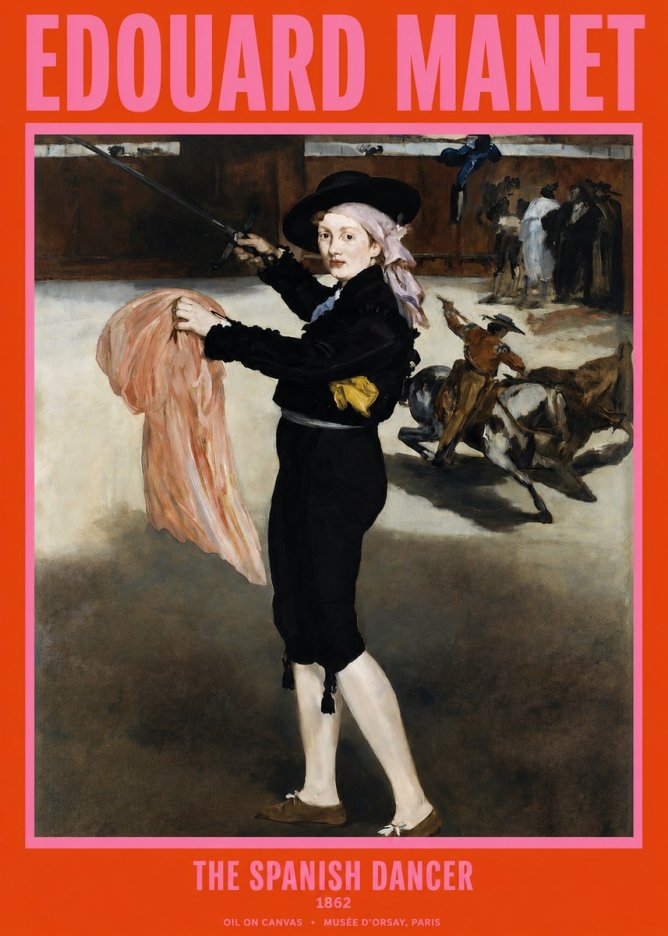 Édouard Manet The Little Bullfighter No3 - Juliste