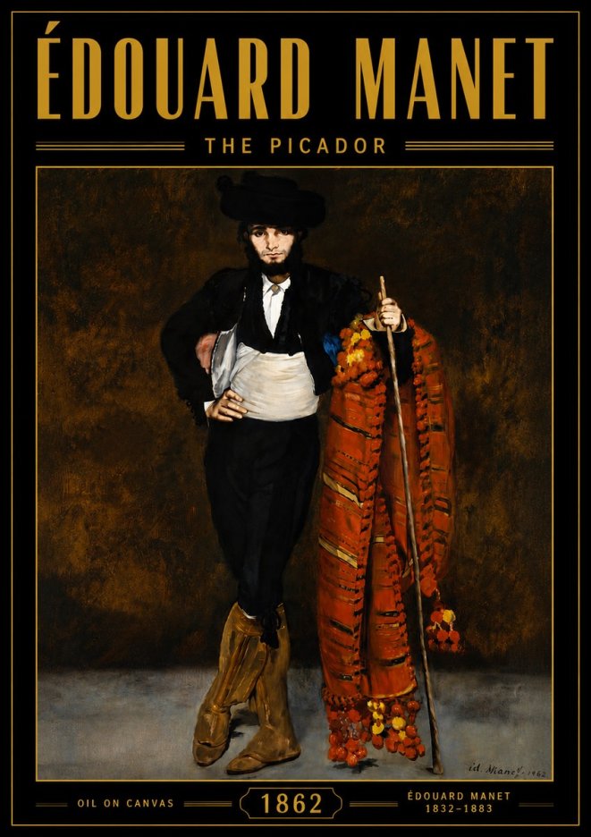 Édouard Manet The Picador No6 - Juliste