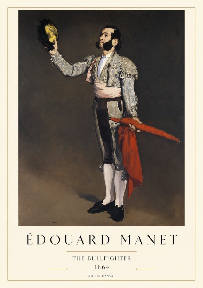 Édouard Manet The Bullfighter No1 - Juliste