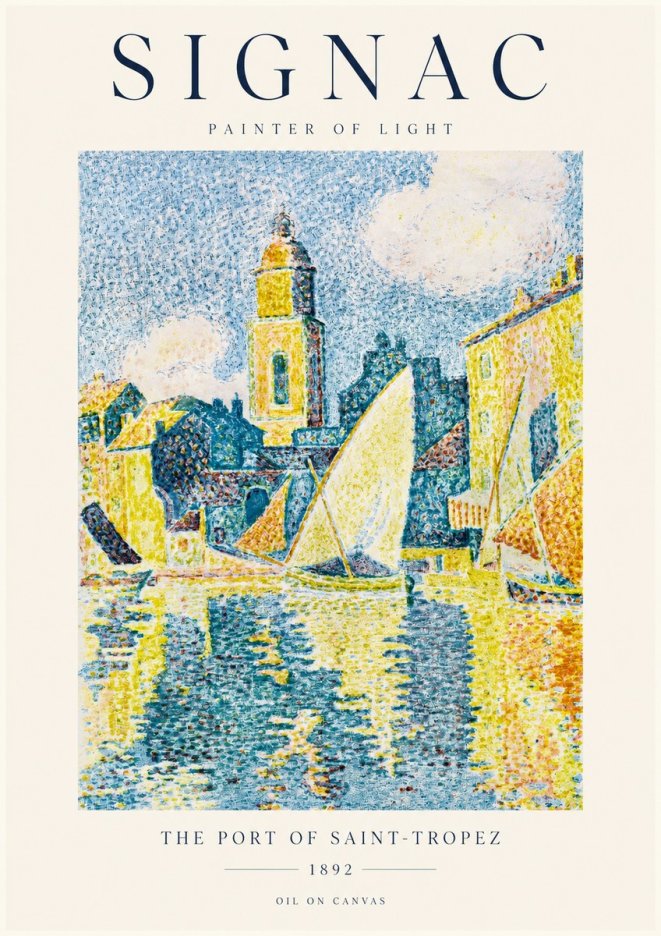 Signac The Port of Saint-tropez No1 - Juliste
