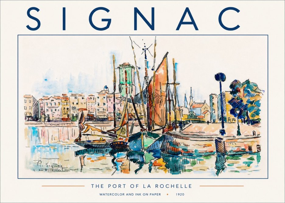 Signac The Port of La Rochelle No5 - Juliste