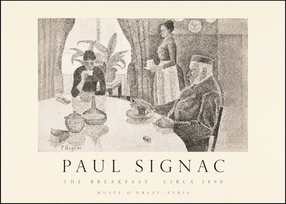 Signac The Breakfast No1 - Juliste