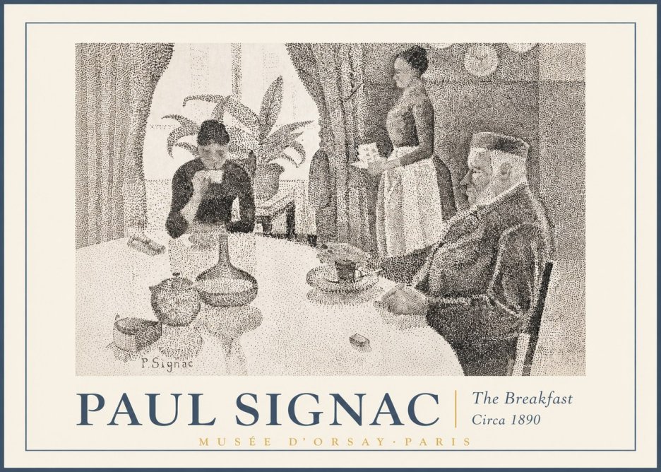 Signac The Breakfast No2 - Juliste