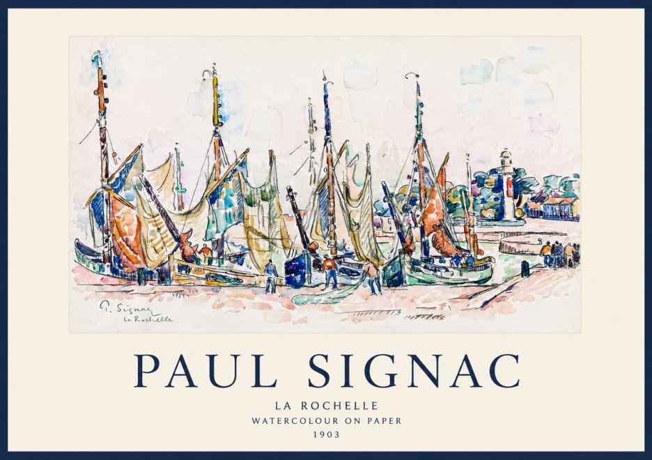 Signac La Rochelle I No1 - Juliste