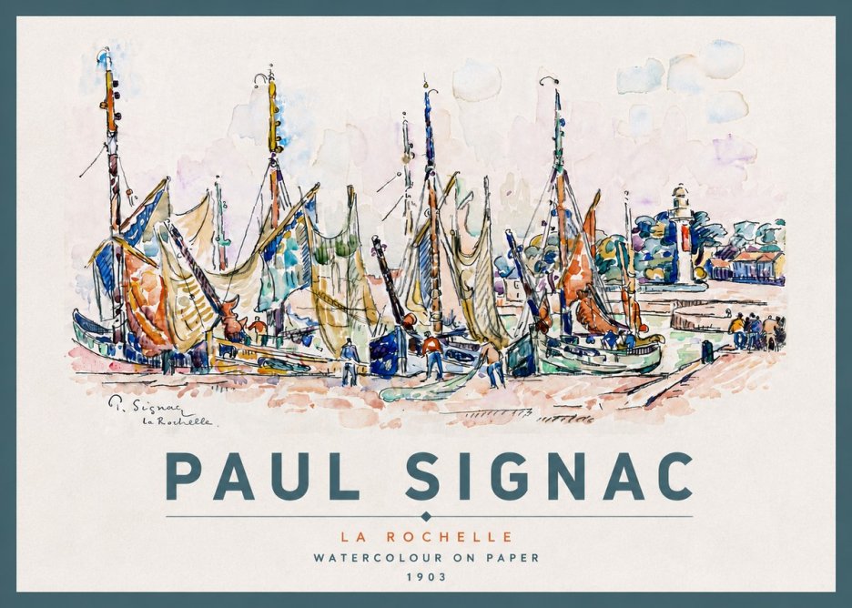 Signac La Rochelle I No4 - Juliste