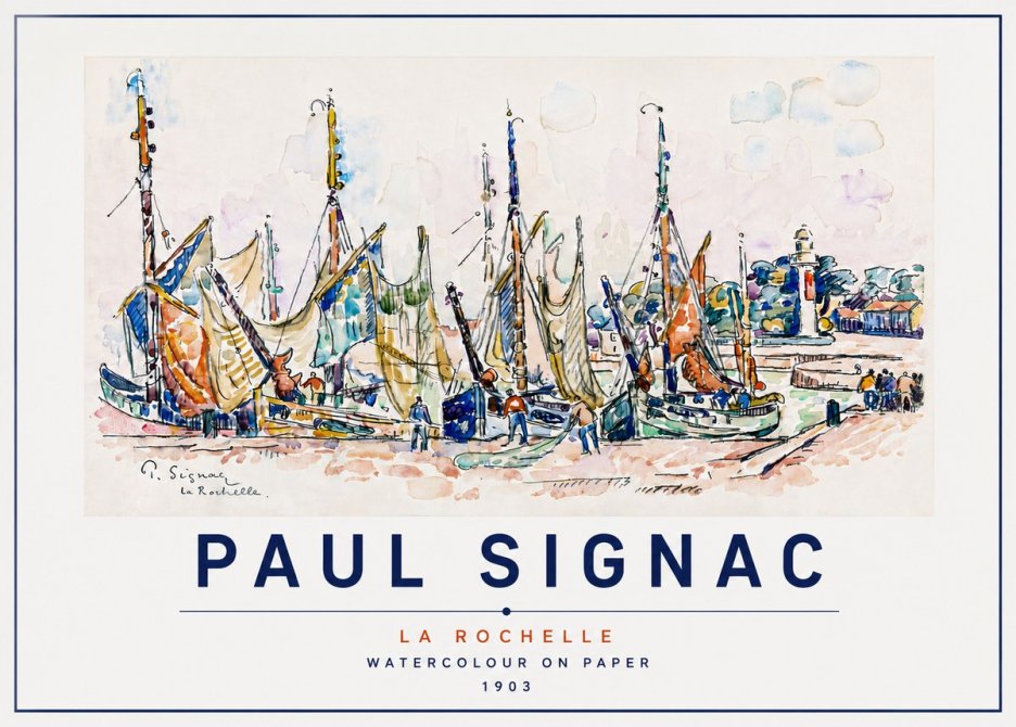 Signac La Rochelle I No5 - Juliste
