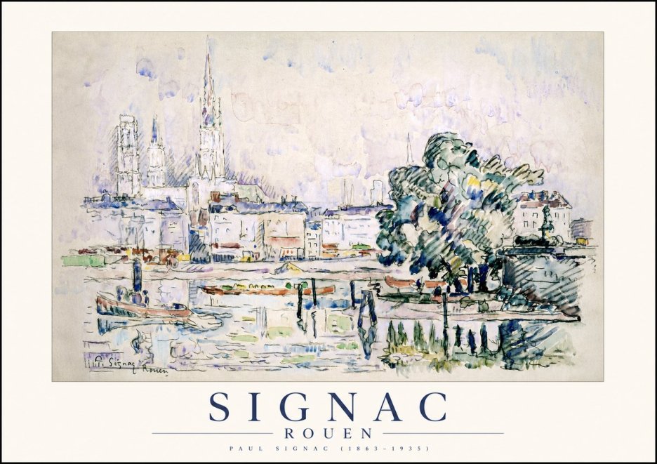 Signac Rouen No1 - Juliste