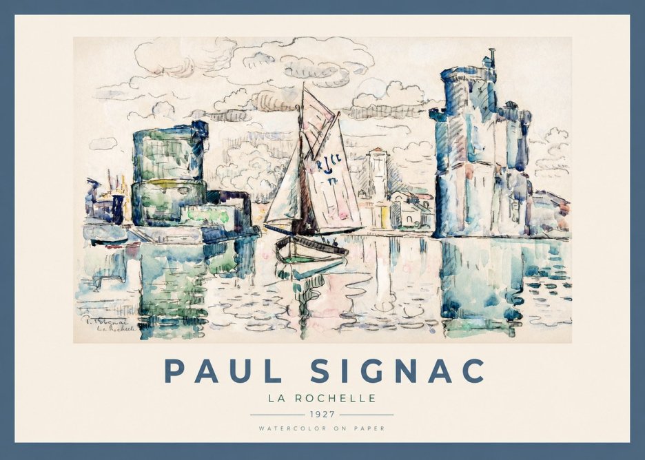 Signac La Rochelle II No2 - Juliste