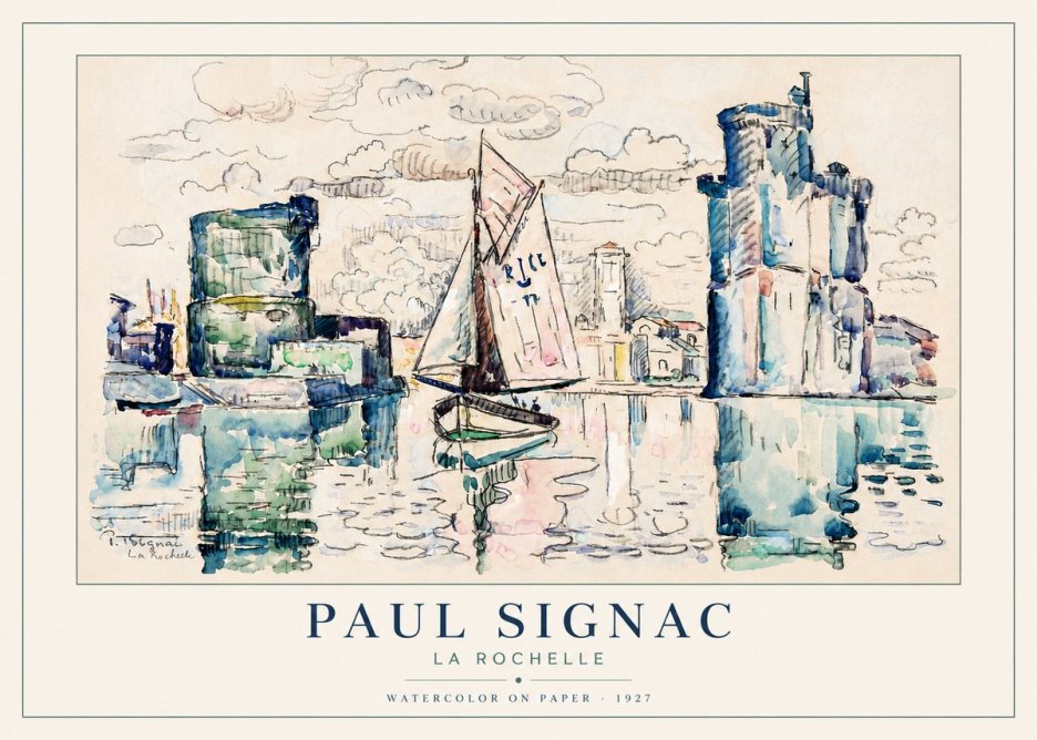 Signac La Rochelle II No4 - Juliste