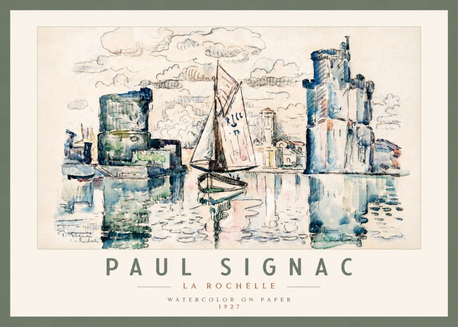 Signac La Rochelle II No6 - Juliste