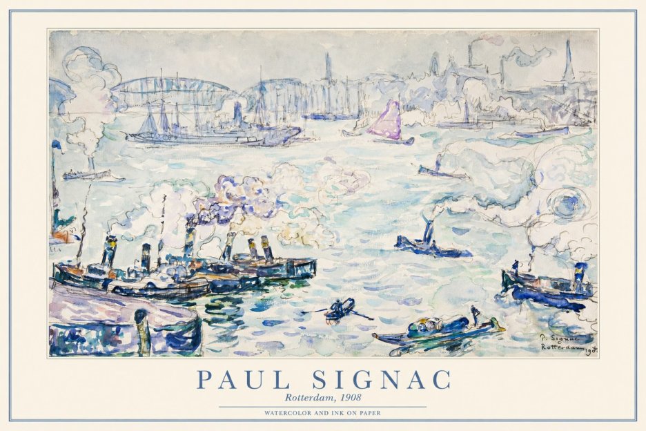 Signac Rotterdam, 1908 No1 - Juliste