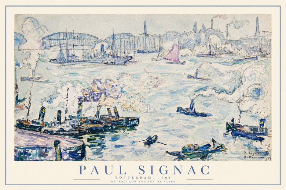 Signac Rotterdam, 1908 No3 - Juliste