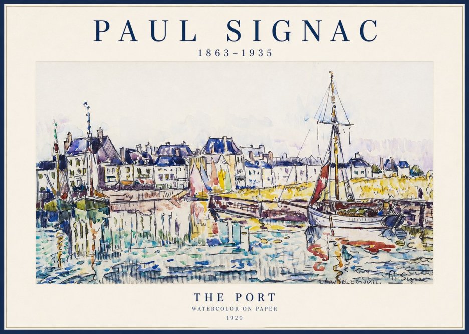 Signac The Port I No2 - Juliste