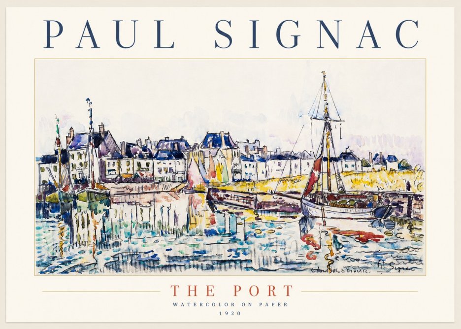 Signac The Port I No5 - Juliste