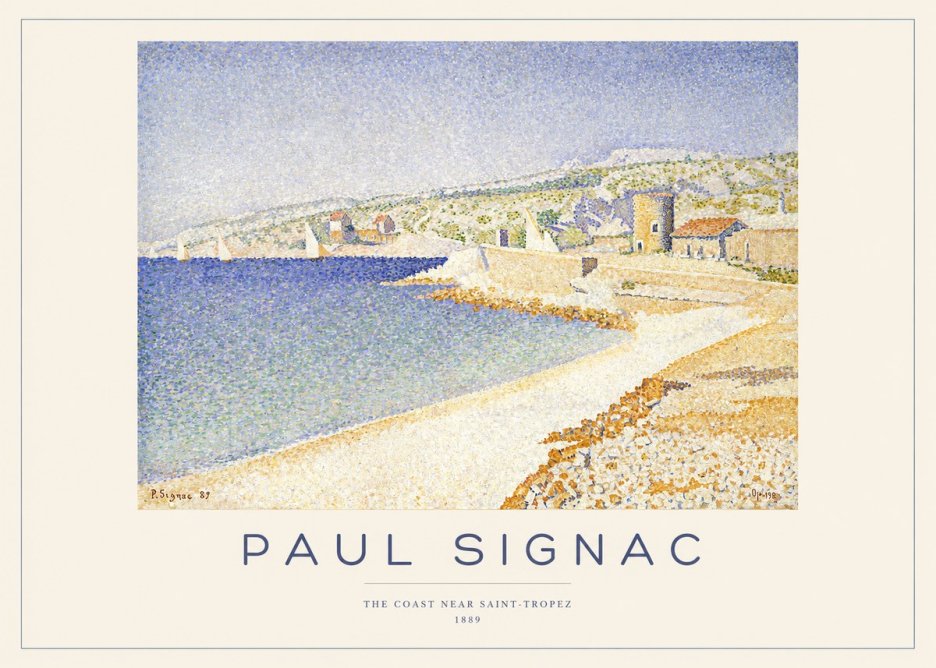 Signac The Coast Near Saint-tropez No1 - Juliste