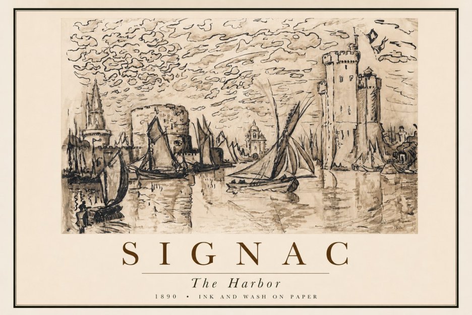 Signac The Harbor II No2 - Juliste