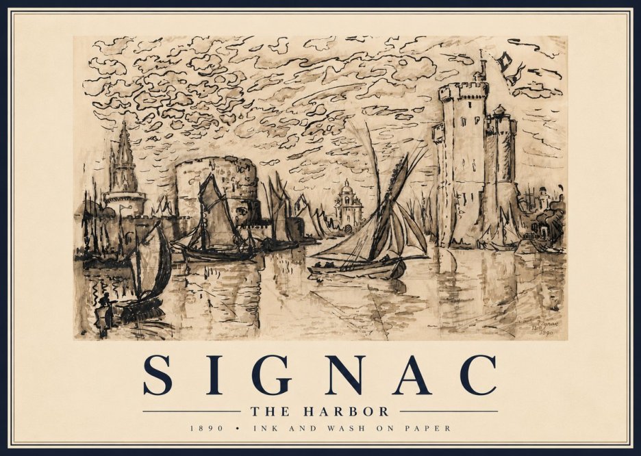 Signac The Harbor II No6 - Juliste