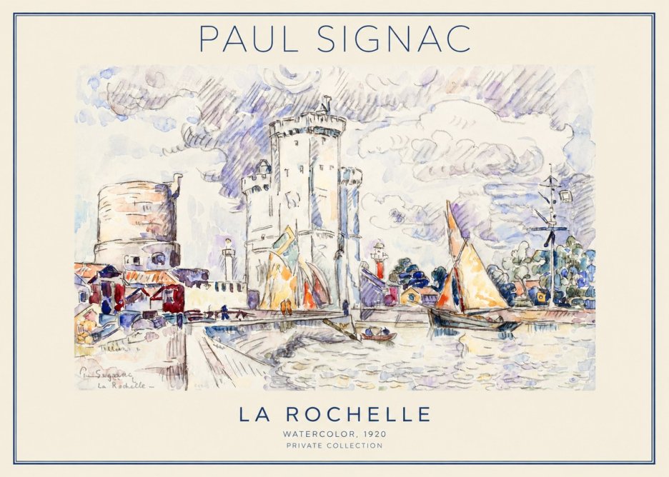 Signac La Rochelle III No1 - Juliste
