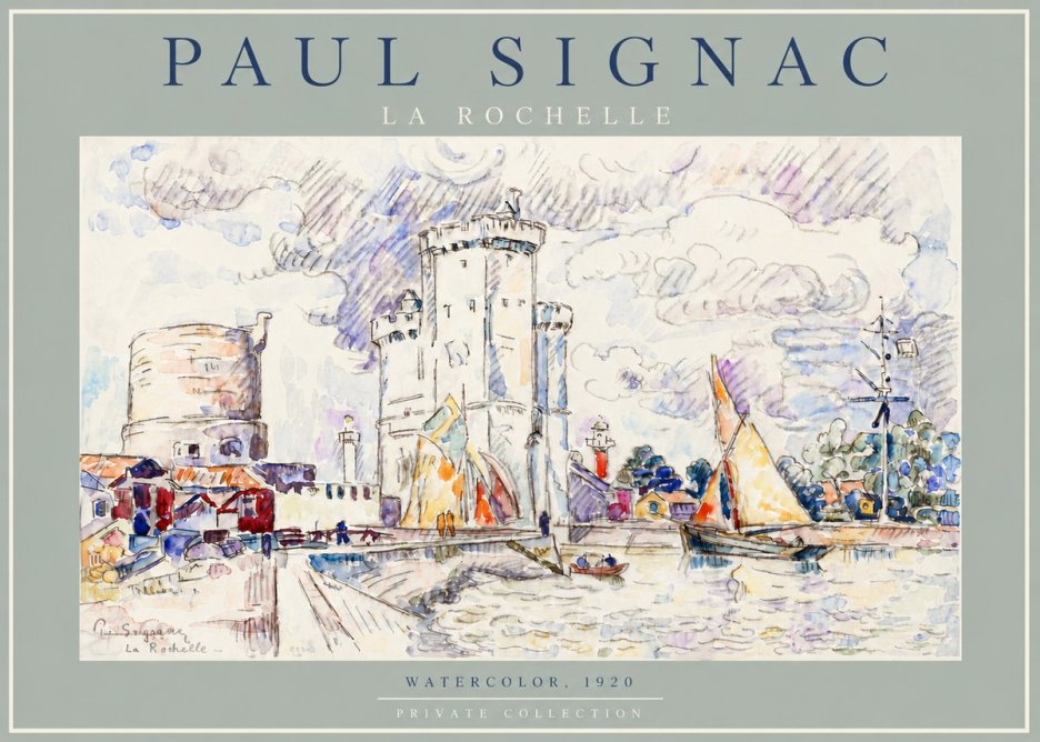 Signac La Rochelle III No4 - Juliste