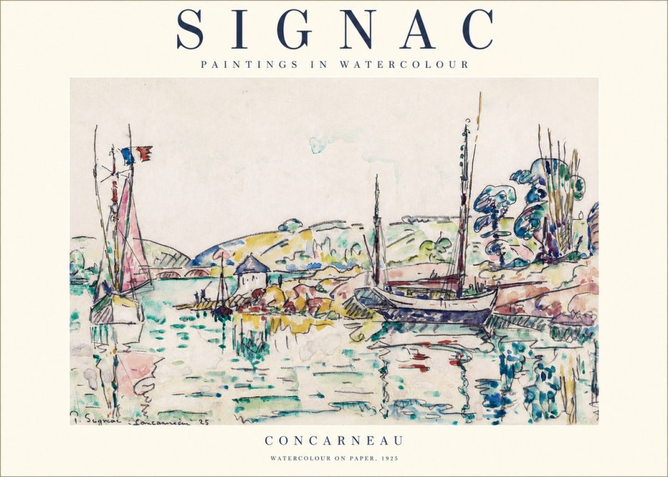 Signac Concarneau No1 - Juliste
